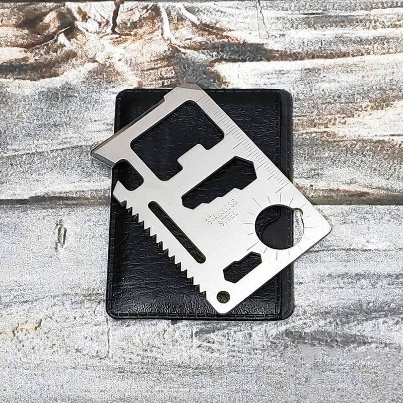 Мультитул Stainless Steel визитка с чехлом