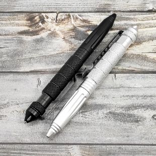 Тактическая ручка «PEN STEEL BLACK» 3 в 1 Тактическая ручка «PEN STEEL BLACK» 3 в 1